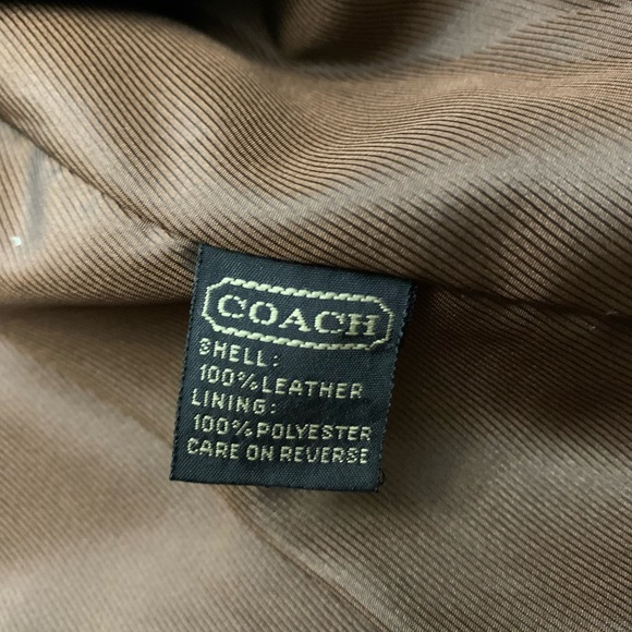 Leather jacket Coach - Picture 3 of 5